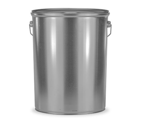 Tin Bucket Without Lid 10 Liter Glossy / Glossy