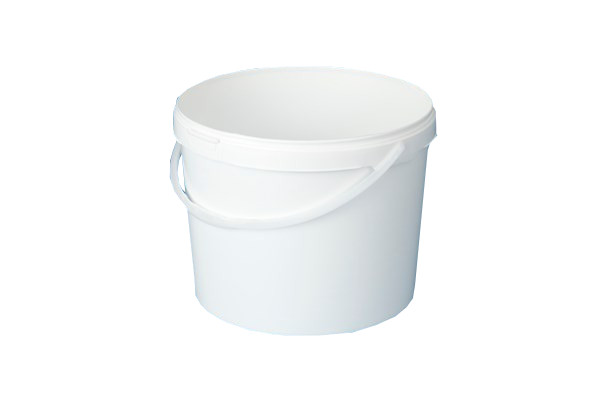 Plastic Bucket Without Lid - White 10 Liter