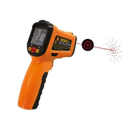 Infrared Thermometer With Circular Laser
