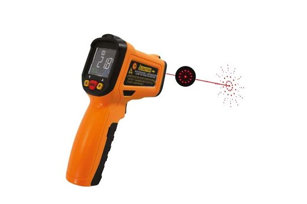 Infrared Thermometer With Circular Laser