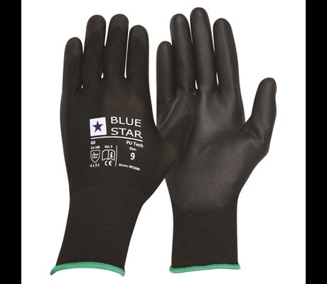 Pu Tech Assembly Gloves Size 7 Small
