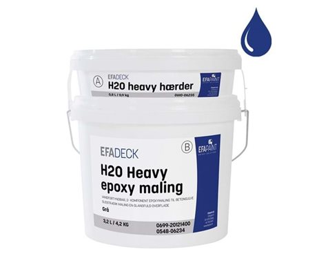 Efadeck H2O Heavy Epoxy Paint Gray