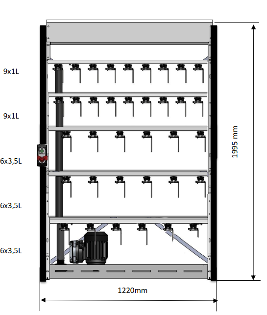 Ts 420 - Lechsys Mixing System 36 Slots
