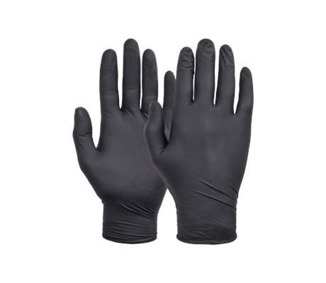  Nitrile Disposable Gloves - Black