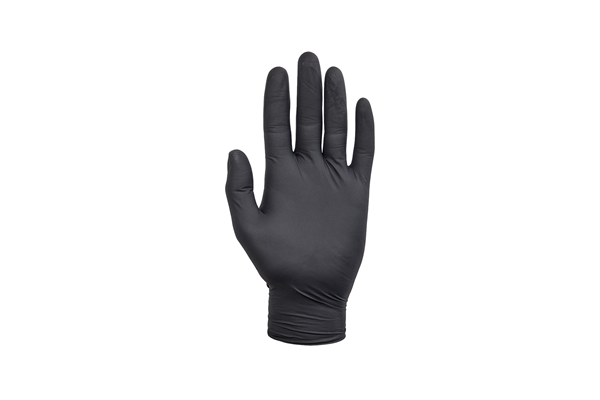 Norse nitrile disposable gloves - black
