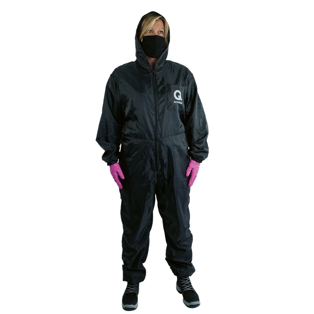 60-800S Nylon Protective Suit Black