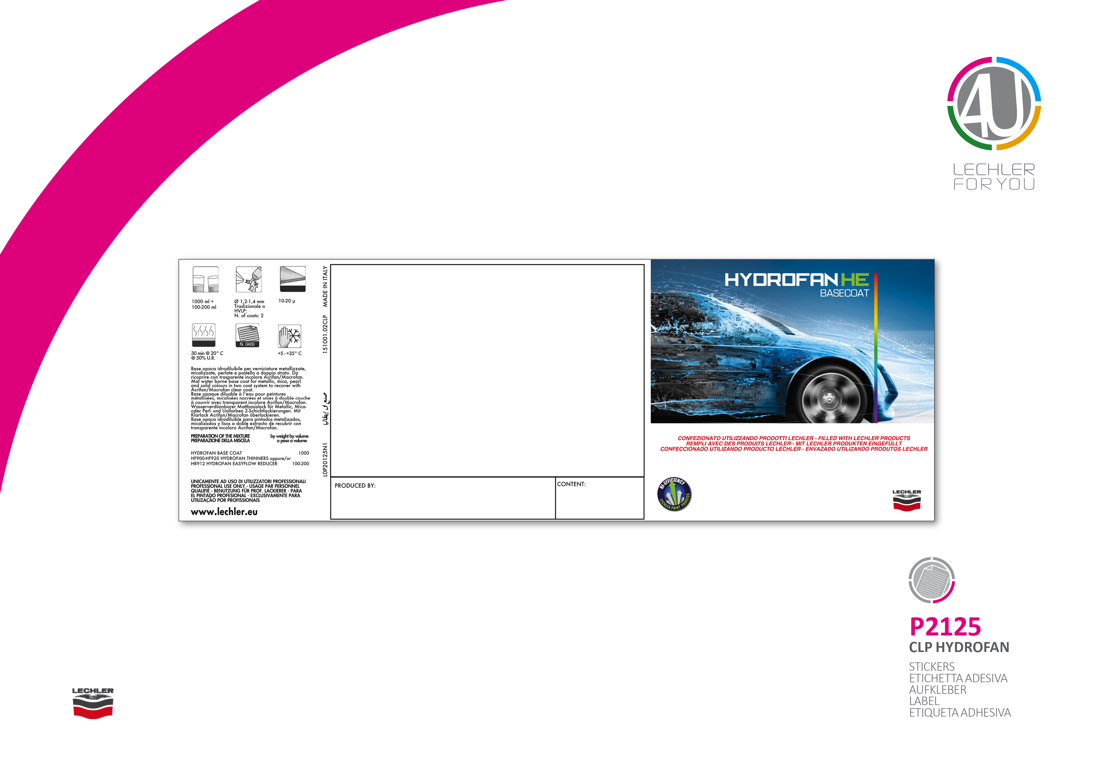 Hydrofan Label For Can