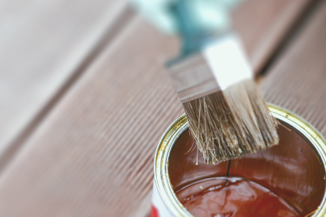 treatment of oiled mahogany